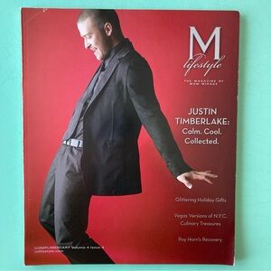Justin Timberlake M Lifestyle Magazine MGM Mirage Las Vegas 2008 Vol 4 -Roy Horn